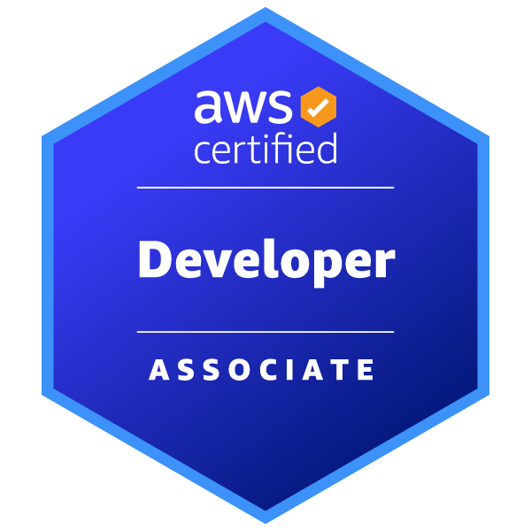 Insigna da certificação Developer
